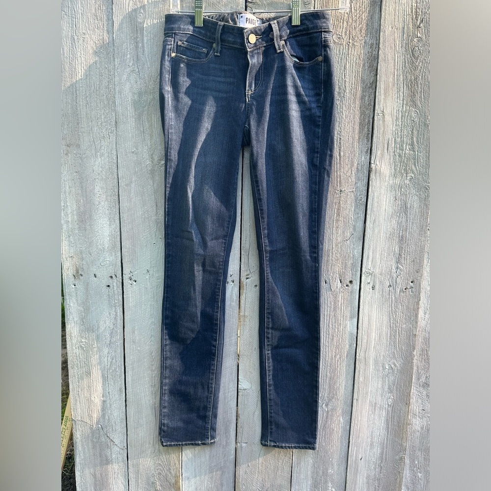 Women's Paige Jeans Skyline‎ Skinny Cassie Medium Wash Size 25 29" Inseam EUC